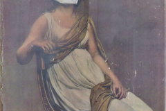 Clara-BOIX.-1ere-Spe.-1ere-Spe.-Variation-sur-loeuvre-de-J-L-DAVID-Madame-de-Verninac-1799.-Vernis-sur-papier-imprime-et-collage.-1